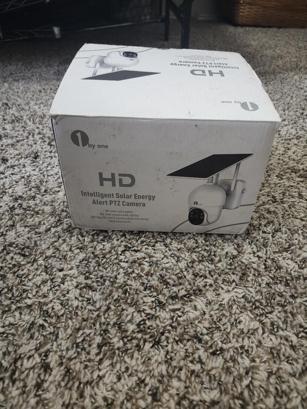 White HD Intelligent Solar Energy Alert PTZ Camera